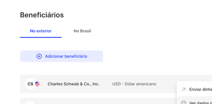 Gestão de beneficiários